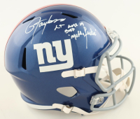 Lawrence Taylor Signed Giants Full-Size Speed Helmet Inscribed "LT Was A Bad M*********" (AWM) at PristineAuction.com