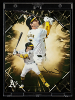 Jacob Wilson Signed 2025 Fanatics Under Wraps Emanate Gold Parallel 8x10 Photo #22/50 (Fanatics & MLB) at PristineAuction.com