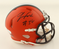 Jerome Ford Signed Browns Speed Mini Helmet (JSA) at PristineAuction.com