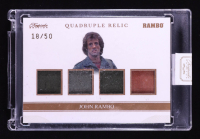 John Rambo 2024 Keepsake Edition Quadruple Relic Authentic Rambo #173 #18/50 at PristineAuction.com