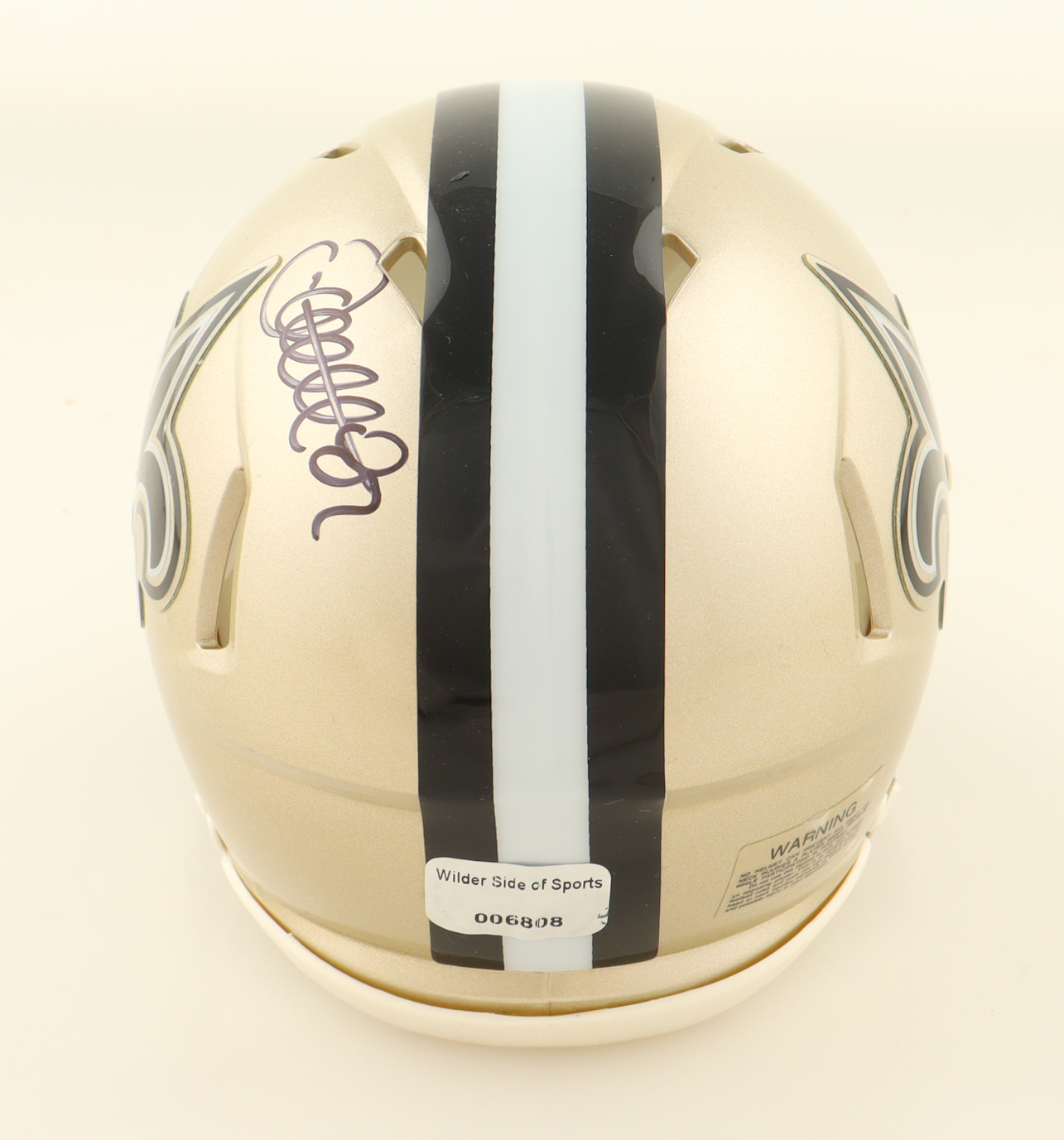 Joe Horn Signed Saints Speed Mini Helmet (WWS) at PristineAuction.com Joe Horn Signed Saints Speed Mini Helmet (WWS) at PristineAuction.com
