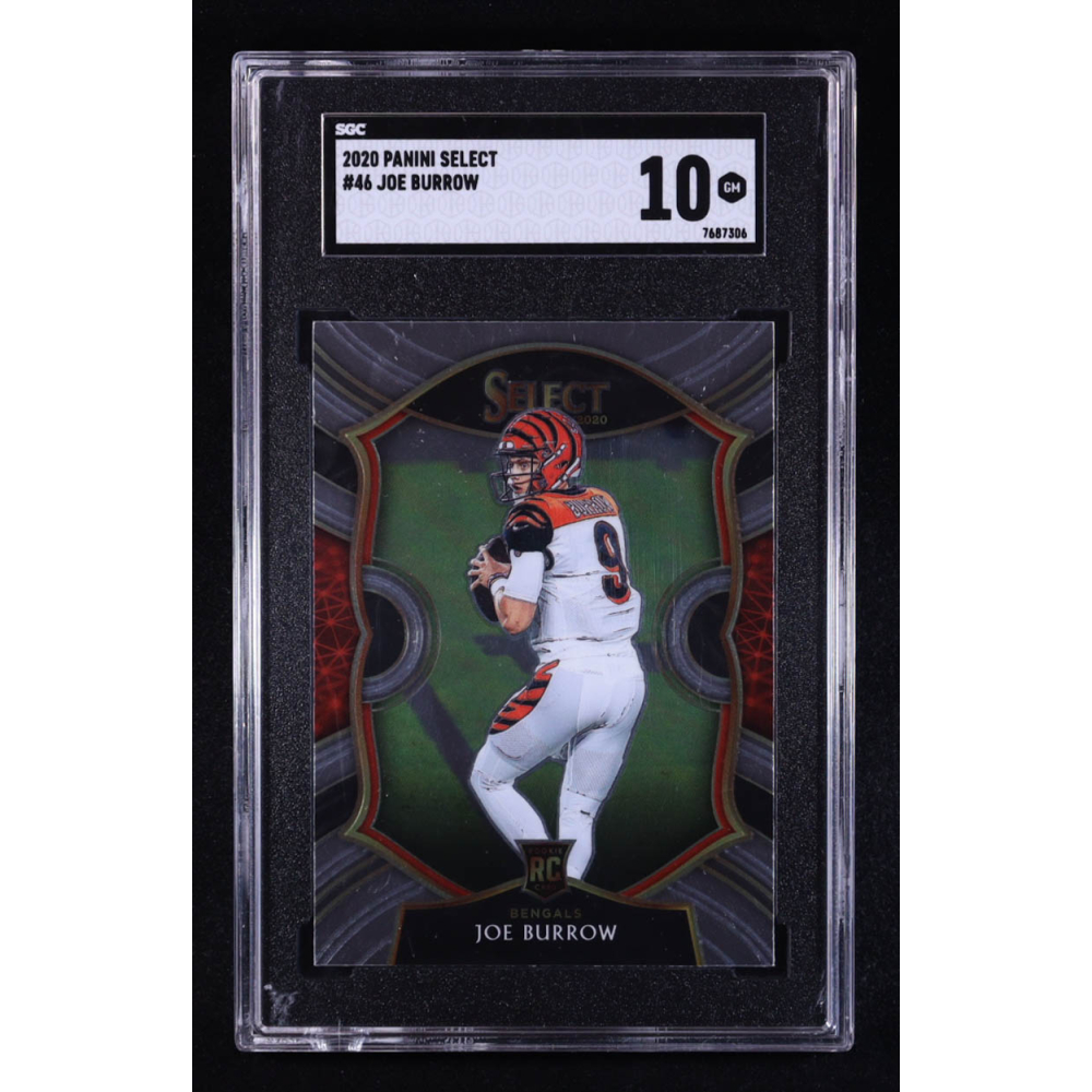 Joe Burrow 2020 Select #46 RC (SGC 10) at PristineAuction.com Joe Burrow 2020 Select #46 RC (SGC 10) at PristineAuction.com