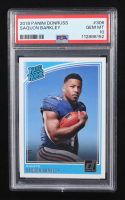 Saquon Barkley 2018 Donruss #306 RR RC (PSA 10) at PristineAuction.com