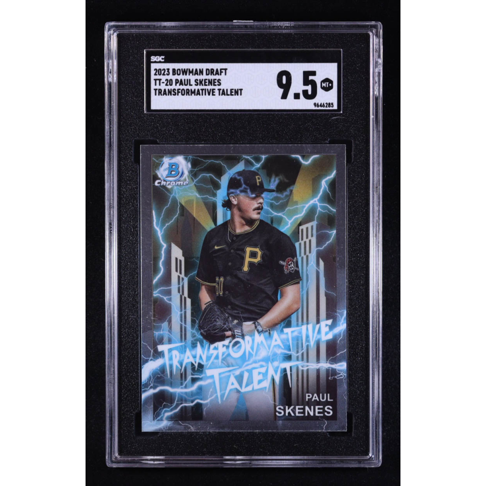 Paul Skenes 2023 Bowman Chrome Draft Transformative Talent #TT20 RC (SGC 9.5) at PristineAuction.com