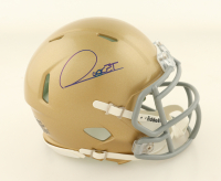 Raghib "Rocket" Ismail Signed Notre Dame Fighting Irish Speed Mini Helmet (WWS) at PristineAuction.com