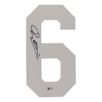 Rasmus Dahlin Signed Jersey Number "6" Patch (Beckett) at PristineAuction.com