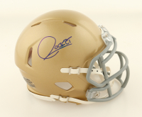 Raghib "Rocket" Ismail Signed Notre Dame Fighting Irish Speed Mini Helmet (WWS) at PristineAuction.com