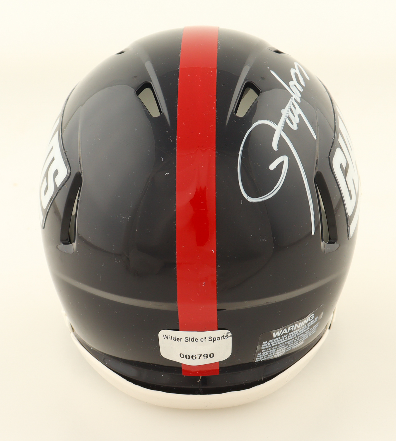 Lawrence Taylor Signed Giants Speed Mini Helmet (WWS) at PristineAuction.com Lawrence Taylor Signed Giants Speed Mini Helmet (WWS) at PristineAuction.com