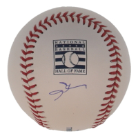 Allen Iverson Signed OML Hall Of Fame Logo Baseball (JSA) at PristineAuction.com