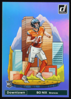 Bo Nix 2024 Panini Donruss Football Oversized Downtown Jumbo #19 RC at PristineAuction.com