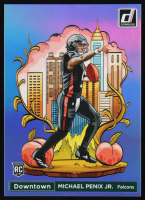 Michael Penix Jr. 2024 Panini Donruss Football Oversized Downtown Jumbo #14 RC at PristineAuction.com