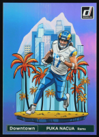Puka Nacua 2024 Panini Donruss Football Oversized Downtown Jumbo #20 at PristineAuction.com