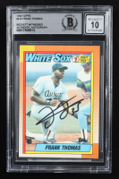 Frank Thomas Signed 1990 Topps #414 RC (BGS | Auto 10) at PristineAuction.com