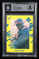 Frank Thomas Signed 1990 Classic Yellow #T93 RC (BGS) at PristineAuction.com
