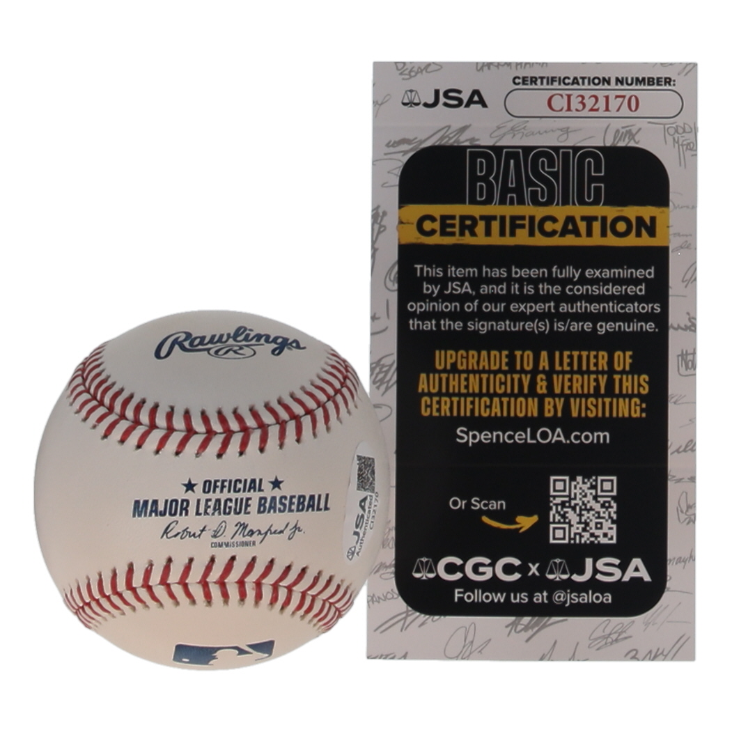 Cheech Marin & Tommy Chong Signed OML Baseball (JSA) at PristineAuction.com Cheech Marin & Tommy Chong Signed OML Baseball (JSA) at PristineAuction.com