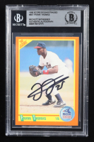 Frank Thomas Signed 1990 Score Rookie/Traded #86T RC (BGS) at PristineAuction.com