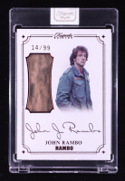 John Rambo 2024 Keepsake Edition Laser Signapatch Authentic Rambo #36 #14/99 at PristineAuction.com