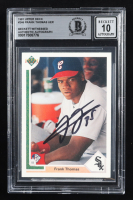 Frank Thomas Signed 1991 Upper Deck #246 (BGS | Auto 10) (UER) at PristineAuction.com