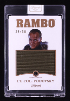Lt. Col. Podovsky 2024 Keepsake Edition Gemstone Jumbo Relic Authentic Rambo II #216 #28/50 at PristineAuction.com