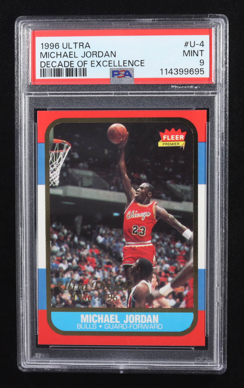 Michael Jordan 1996-97 Ultra Decade of Excellence #U4 (CSG 10) at PristineAuction.com Michael Jordan 1996-97 Ultra Decade of Excellence #U4 (CSG 10) at PristineAuction.com