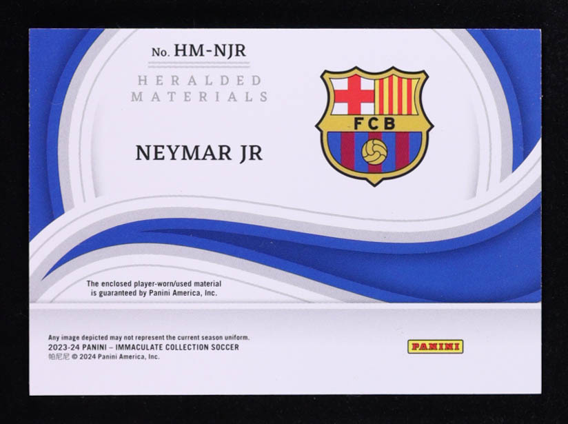 Neymar Jr. 2023-24 Immaculate Collection Heralded Materials #50 #87/99 at PristineAuction.com Neymar Jr. 2023-24 Immaculate Collection Heralded Materials #50 #87/99 at PristineAuction.com