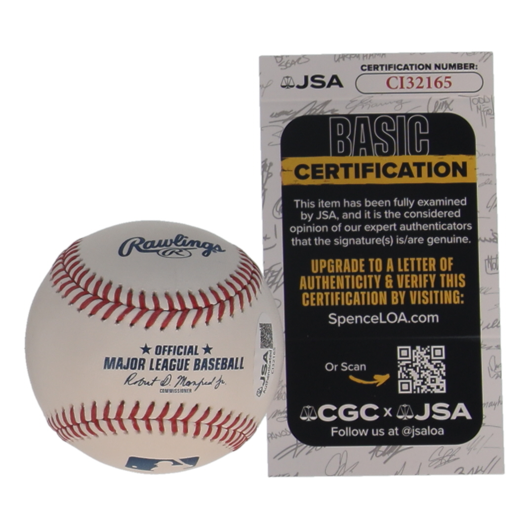 Cheech Marin & Tommy Chong Signed OML Baseball (JSA) at PristineAuction.com Cheech Marin & Tommy Chong Signed OML Baseball (JSA) at PristineAuction.com