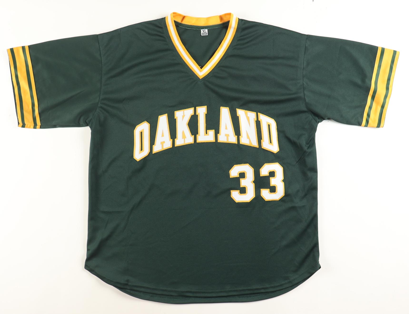 Jose Canseco Signed Jersey Inscribed "40/40"(JSA) at PristineAuction.com Jose Canseco Signed Jersey Inscribed "40/40"(JSA) at PristineAuction.com