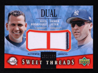Alex Rodriguez / Derek Jeter 2004 Sweet Spot Sweet Threads Dual #STDRJ #132/150 at PristineAuction.com