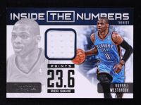 Russell Westbrook 2012-13 Prestige Inside the Numbers Materials #19 at PristineAuction.com