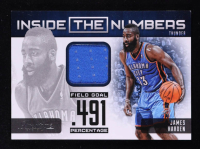 James Harden 2012-13 Prestige Inside the Numbers Materials #41 at PristineAuction.com