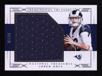 Jared Goff 2017 Panini National Treasures Tremendous Treasures Materials #37 #23/49 at PristineAuction.com