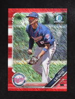 Royce Lewis 2019 Bowman Chrome Prospects Red Shimmer Refractors #BCP151 RC #9/10 at PristineAuction.com
