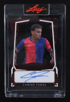 Lamine Yamal 2025 Leaf Sports Heroes Red Foil Autograph #BALM2 #1/3 at PristineAuction.com