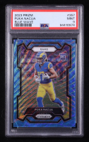 Puka Nacua 2023 Panini Prizm Prizms Blue Wave #357 #160/199 RC (PSA 9) at PristineAuction.com
