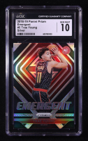Trae Young 2018-19 Panini Prizm Emergent Prizms Silver #5 RC (CGC 10) at PristineAuction.com