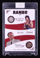 John Rambo/Robert Griggs 2024 Keepsake Edition Dual Laser Signapatch Authentic Rambo III #159 #48/50 at PristineAuction.com