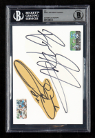Emmitt Smith & Barry Sanders Signed Cut Display (BGS) at PristineAuction.com
