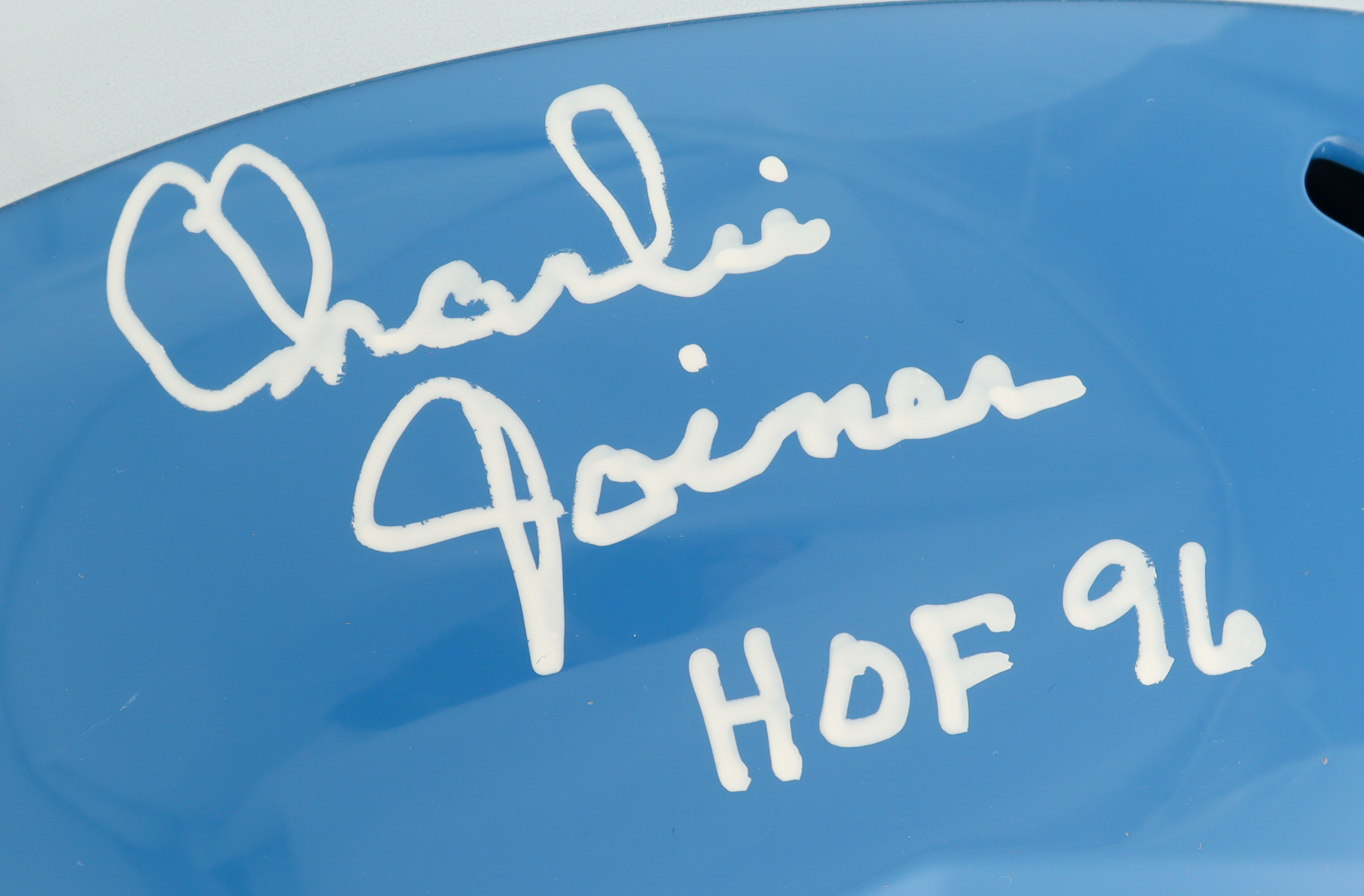 Warren Moon, Ken Houston, & Charlie Joiner Signed Oilers Full-Size Speed Helmet with Multiple HOF Inscriptions (JSA) at PristineAuction.com Warren Moon, Ken Houston, & Charlie Joiner Signed Oilers Full-Size Speed Helmet with Multiple HOF Inscriptions (JSA) at PristineAuction.com