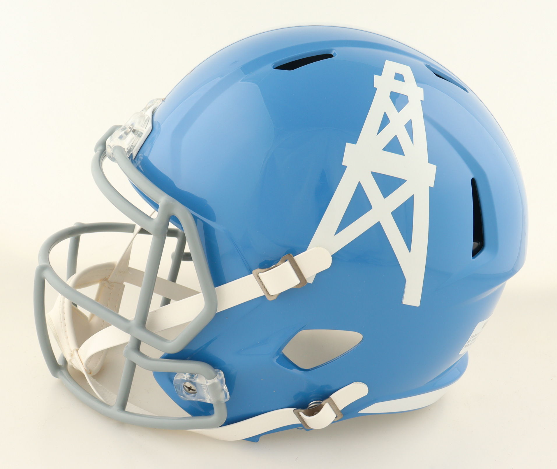 Warren Moon, Ken Houston, & Charlie Joiner Signed Oilers Full-Size Speed Helmet with Multiple HOF Inscriptions (JSA) at PristineAuction.com Warren Moon, Ken Houston, & Charlie Joiner Signed Oilers Full-Size Speed Helmet with Multiple HOF Inscriptions (JSA) at PristineAuction.com