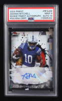 Adonai Mitchell 2024 Finest Rookie Autographs #RFAAM RC (PSA 9 | Auto Grade PSA 10) at PristineAuction.com