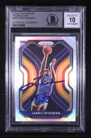 James Wiseman Signed 2020-21 Panini Prizm Prizms Silver #268 RC (BGS | Auto 10) at PristineAuction.com