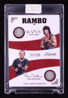 John Rambo/Sam Trautman 2024 Keepsake Edition Dual Laser Signapatch Authentic Rambo III #151 #33/50 at PristineAuction.com