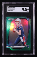 Drake Maye 2024 Panini Prizm Prizms Green #329 RC (SGC 9.5) at PristineAuction.com