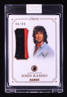 John Rambo 2024 Keepsake Edition Gemstone Relic Authentic Rambo III #7 #48/99 at PristineAuction.com
