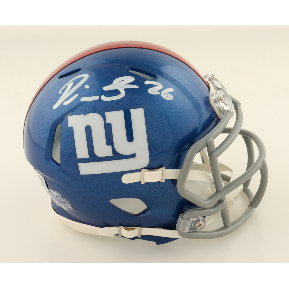 Devin Singletary Signed Giants Speed Mini Helmet (Beckett) at PristineAuction.com