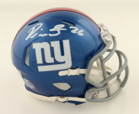 Devin Singletary Signed Giants Speed Mini Helmet (Beckett) at PristineAuction.com