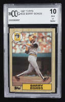 Barry Bonds 1987 Topps #320 RC (BCCG 10) at PristineAuction.com