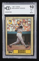 Barry Bonds 1987 Topps #320 RC (BCCG 10) at PristineAuction.com