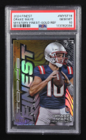 Drake Maye 2024 Finest Mystery Gold Refractors #MYST16 #09/10 RC (PSA 10) at PristineAuction.com