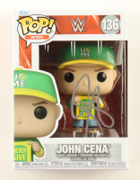 John Cena Signed WWE #136 John Cena Funko Pop! Vinyl Figure (AWM) at PristineAuction.com